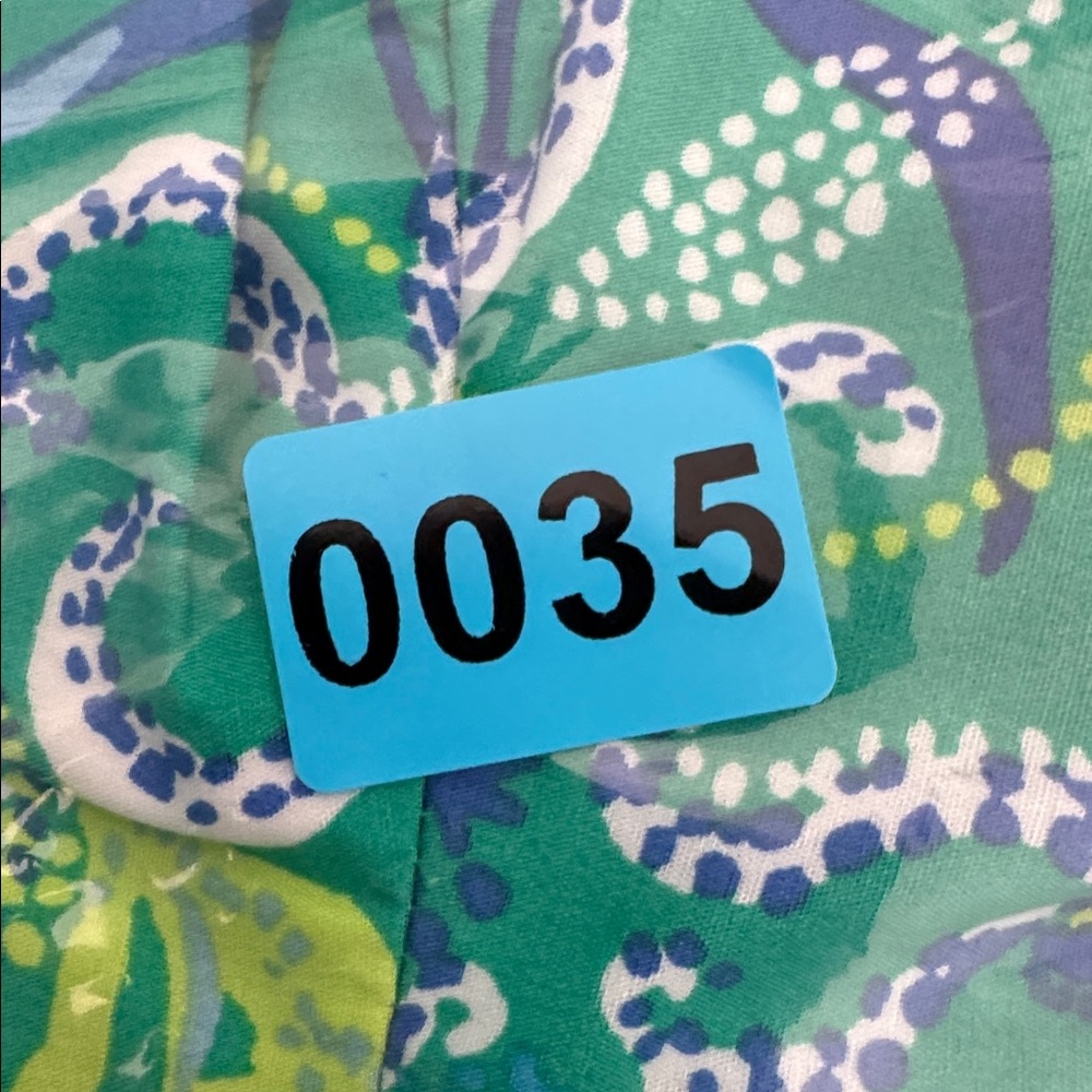 NWT Lilly Pulitzer Sz 00 Cassidy Dress Botanical Green - Picture 7 of 7